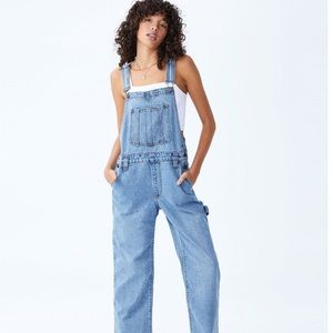 Cotton On Light Blue Denim Overalls